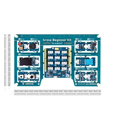 10 in 1 Sensor Module Pre-Wired Grove Beginner Kit ATmega328p for Arduino Beginner Learning/Started Open-Source Hardware