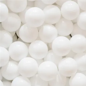 100 Pack Plastic Balls for Ball Pit 3.1" D Vibrant Play Balls for Ball Pit, Tents, and Play Pens for Babies and Toddlers - Ball Pit Balls Promote Active Play and Sensory Fun - Ivory