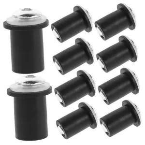 10pcs Windshield Bolts Screws Frame Sliders Windshield Washer Nozzle Kit Motorcycle Fairing Bolt Kit Motorcycle Windscreen Bolts Storm Window Inserts Aluminum Alloy Silver