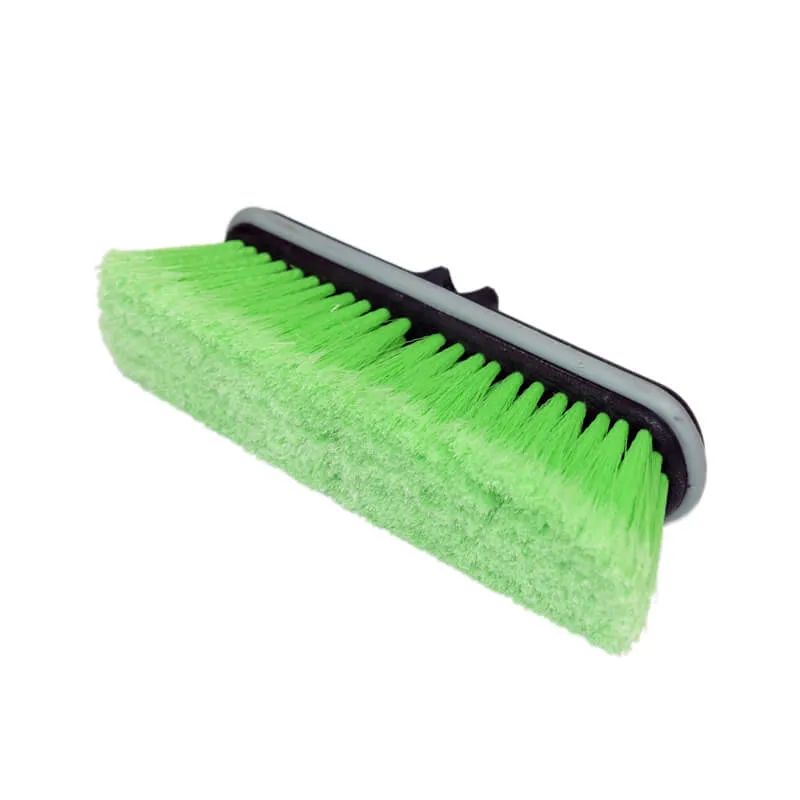 10" green Flow-Thru Brush Head w. Adjustable Pole