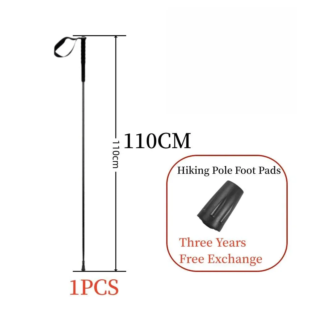 115g Ultra-Light Carbon Folding Trekking Pole: Collapsible Hiking Stick