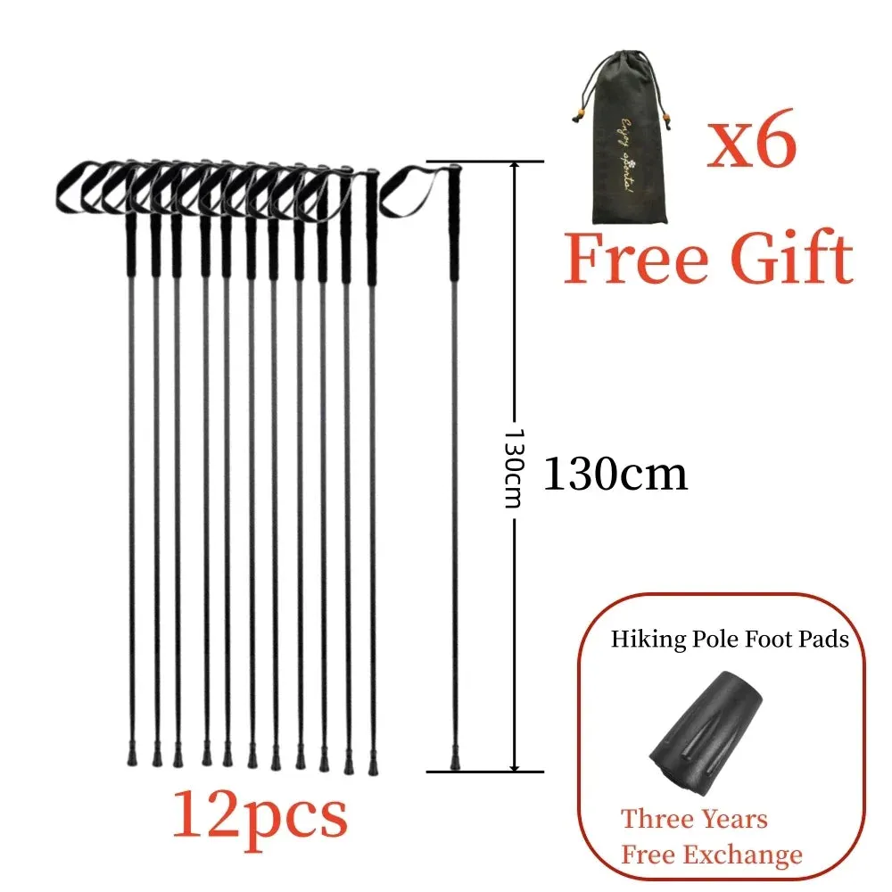 115g Ultra-Light Carbon Folding Trekking Pole: Collapsible Hiking Stick
