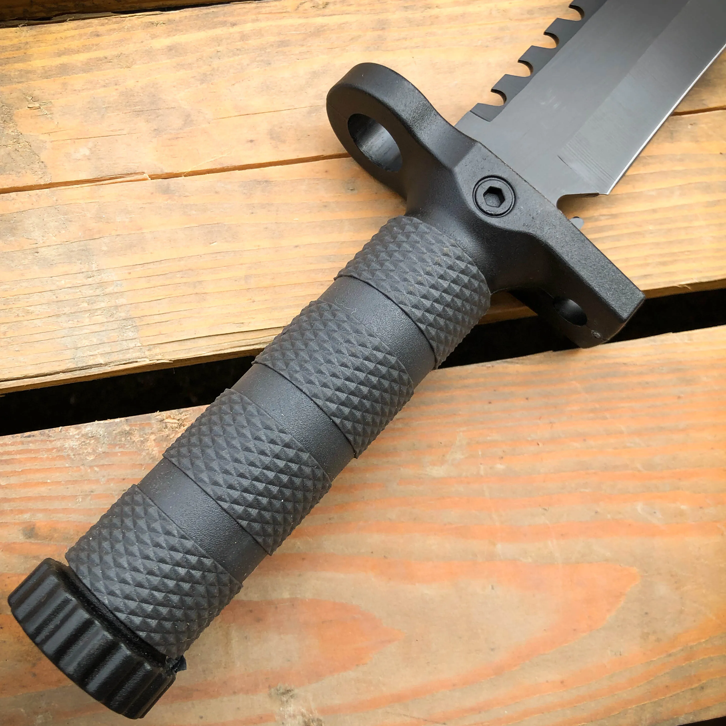 12.5" TACTICAL Hunting Fixed Blade Army SURVIVAL Knife w Fire Starter