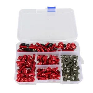 177Pcs Motorcycle Fairing Bolt Kit for Benelli TNT 125 135 TNT125 TNT135 TNT300 TNT600 BN600 Windscreen Screws Fasteners Set Replacement Accessories