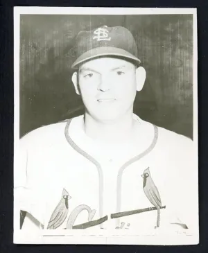 1954 Hunters Wieners Proof Photo Cot Deal Cardinals GD-VG 467941 Kit Young Cards