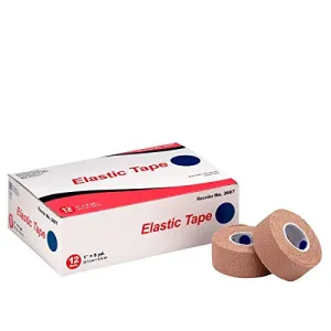 1"x5 yd Elastic Tape, 12/Box