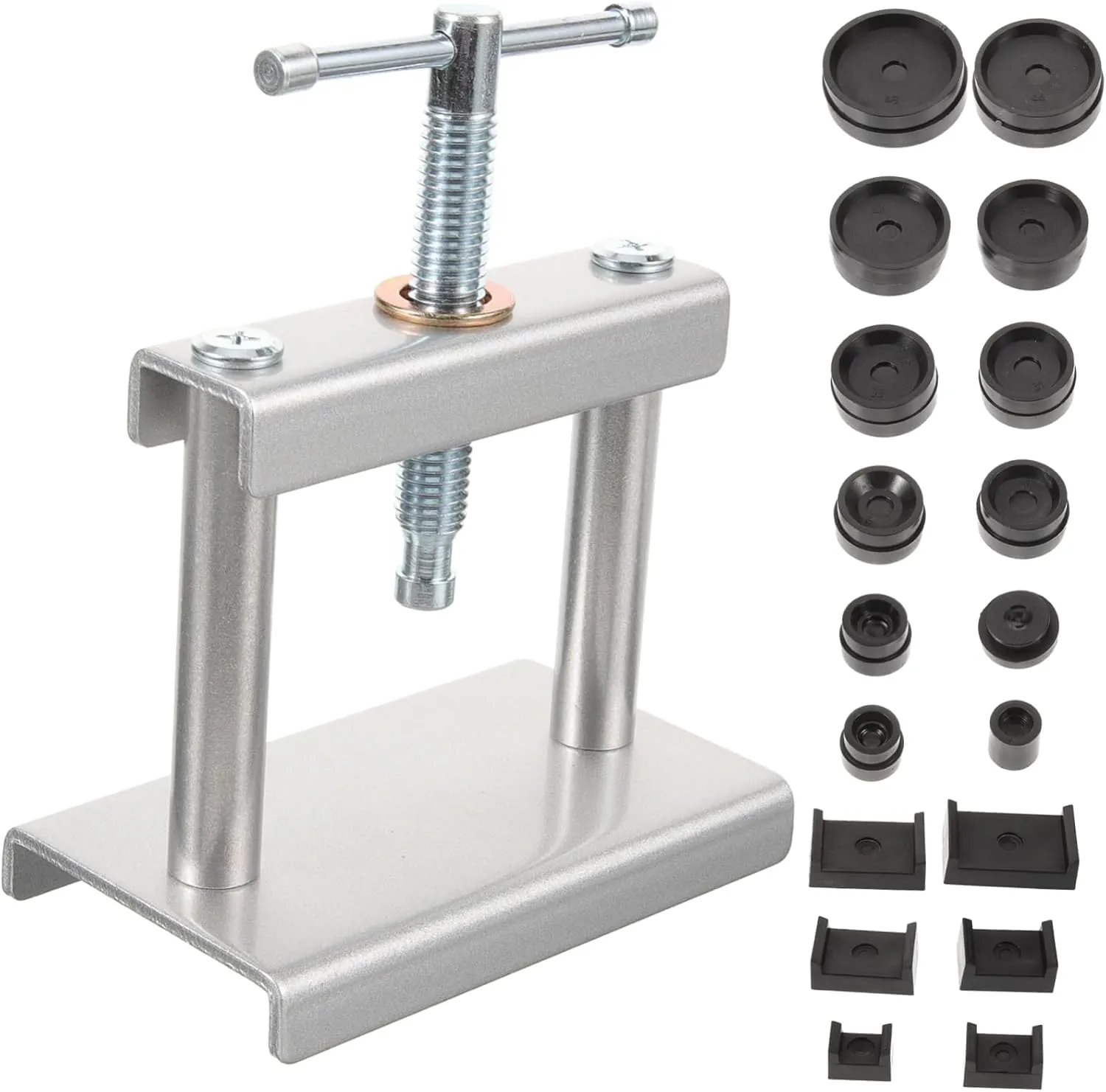 1Set Watch Press Tool for Watch Repair Includes Molds for Cases Practical Back Case Closer for Mechanical Watches