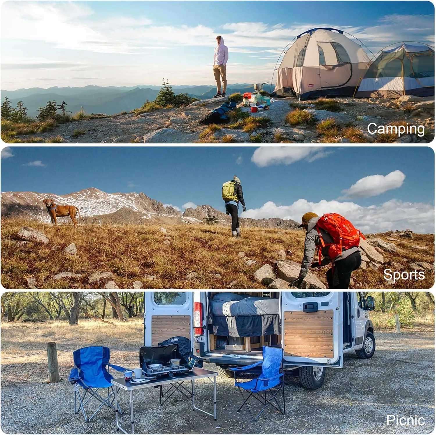 2 Pack Folding Camping Chair,Portable Lawn Chair w/Cup Holder,Carry Bag,Heavy Duty Outdoor Camp Chair for Adults,Perfect for Garden,Hiking,Picnics and Beach Trips,White Sonwy Mountain