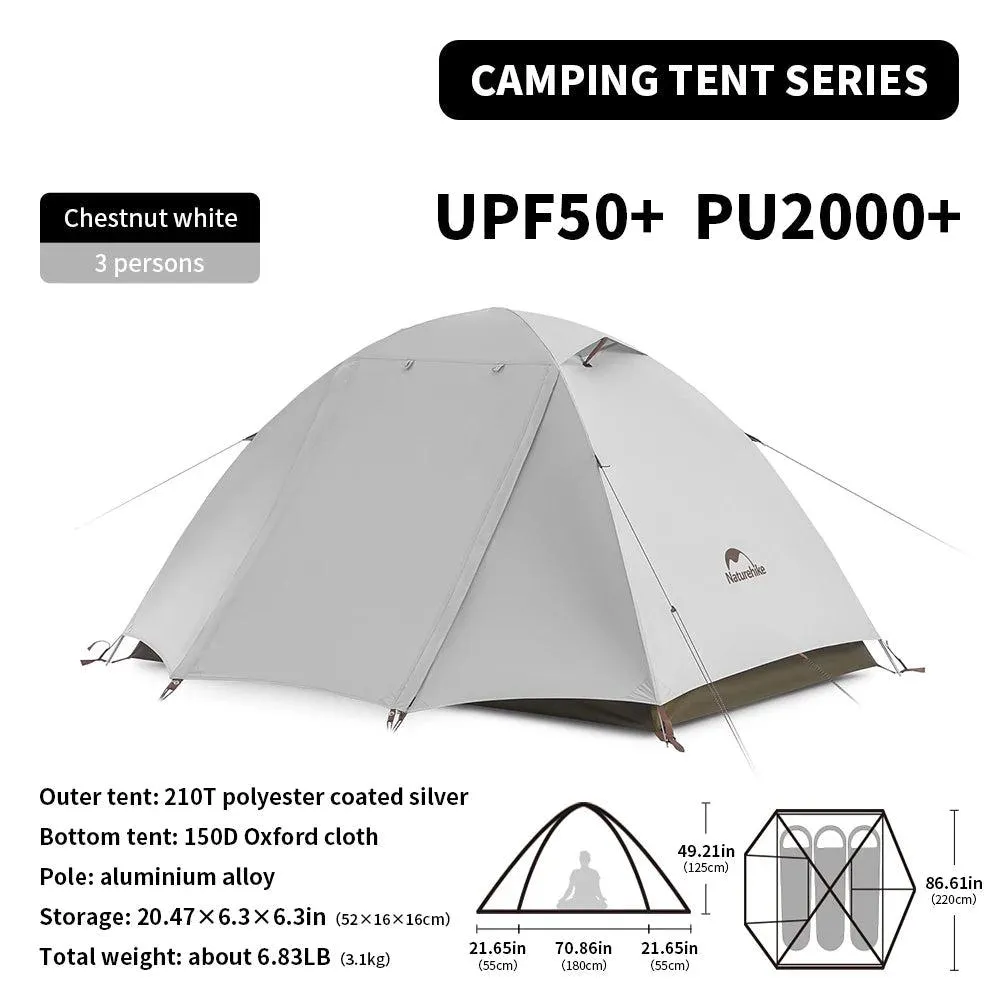 2 Person Camping Tent – Waterproof & Ultralight with UPF50  Sun Protection for Hiking and Trekking