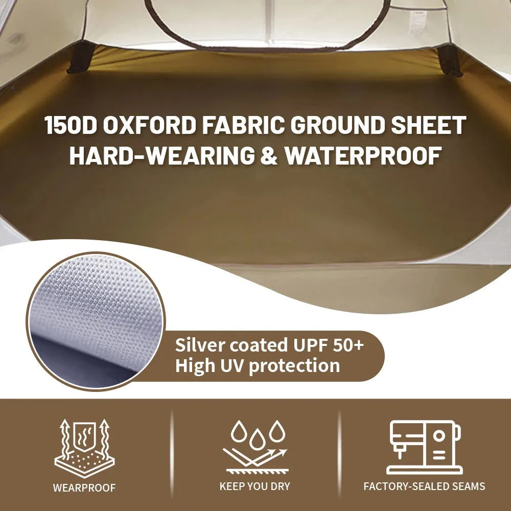 2 Person Camping Tent – Waterproof & Ultralight with UPF50  Sun Protection for Hiking and Trekking