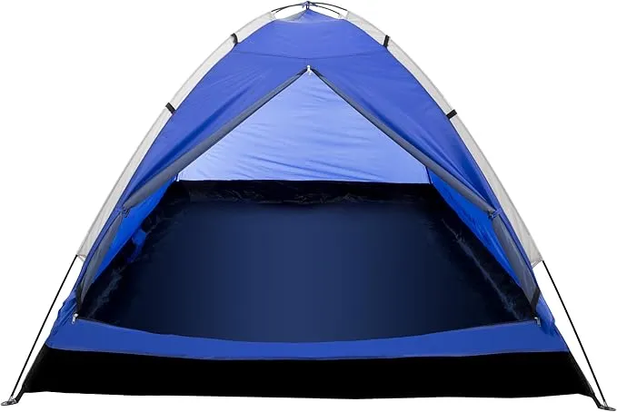 2 Person Camping Tent with Rain Fly and Carrying Bag - Water-Resistant Outdoor Tent for Backpacking, Hiking, or Festivals by Wakeman Outdoors