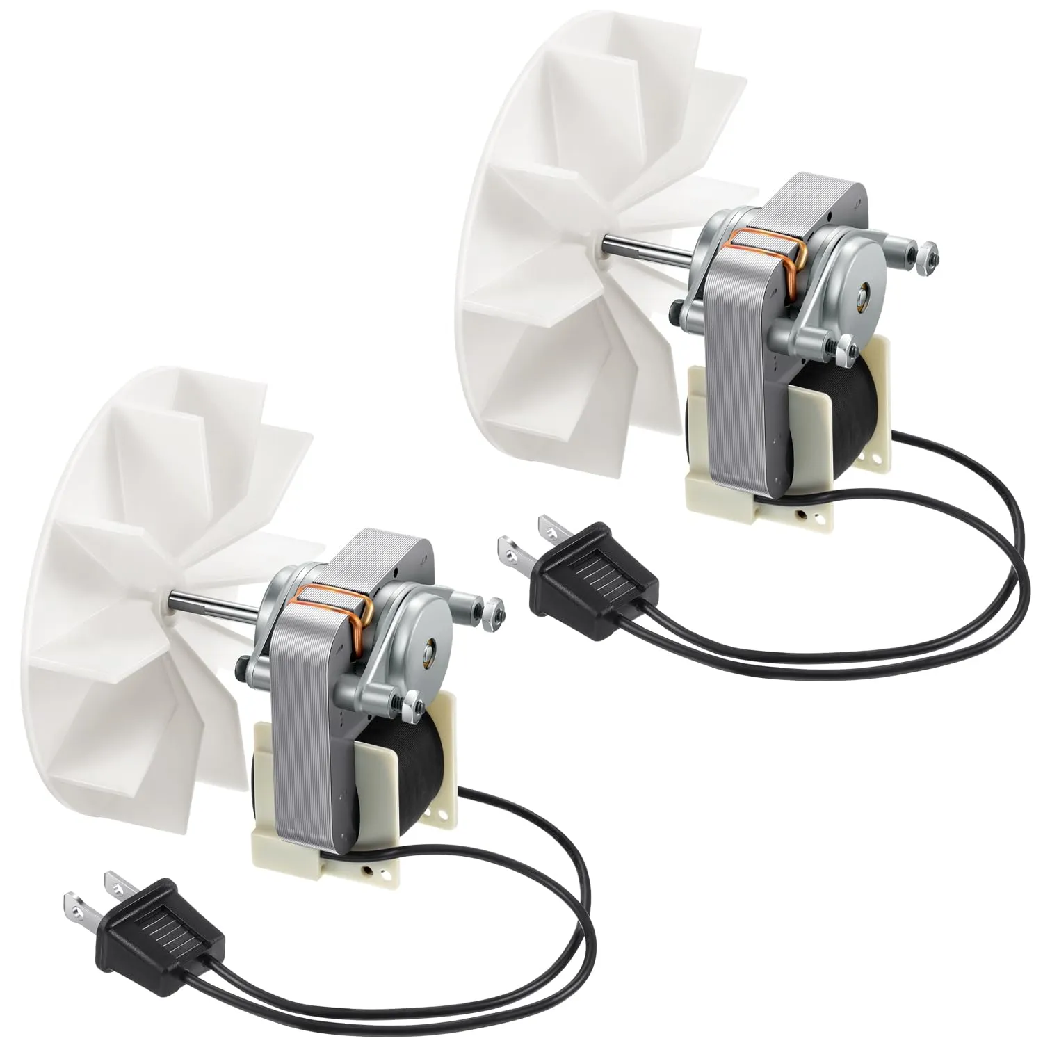 2 Pieces Bathroom Vent Exhaust Fan Motor Replacement Electric Motors Kit Compatible with Nutone Broan 50CFM 120V