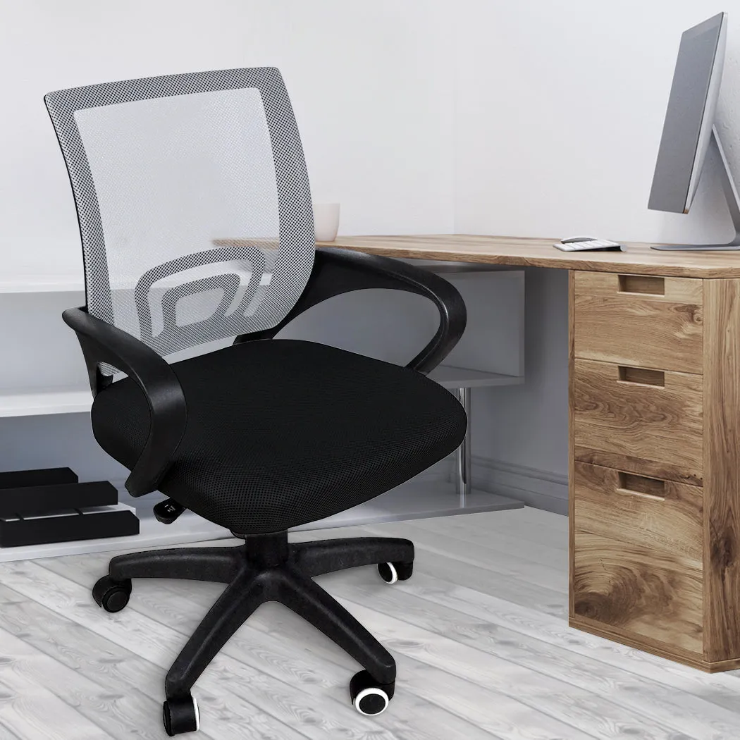 2x Levede Office Chair Gaming Computer Grey
