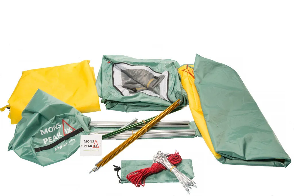 3 Night and Person Sky 4 Person Backpacking Surprise sale Verified transactions Tent 2-in-1