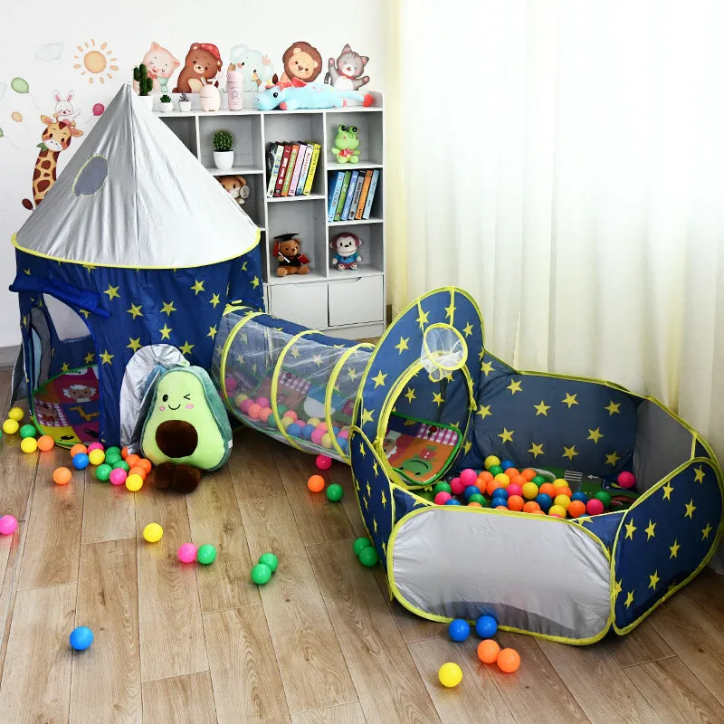 3in1 Pop Up Tent Pink/Blue