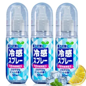 3PCS Cooling Spray, Cooling Spray For Hot Weather, Outdoor Sports&Cool Down & Heatstroke Prevention-Travel Kit 50 ml (3)