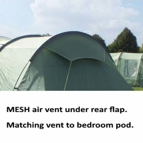 4 Person Camping & Touring Tent - Woburn 400 Tent with Footprint by Vango