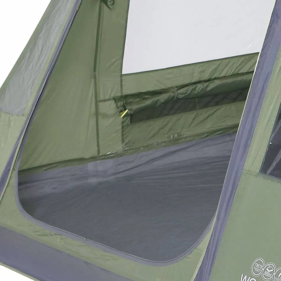 4 Person Camping & Touring Tent - Woburn 400 Tent with Footprint by Vango