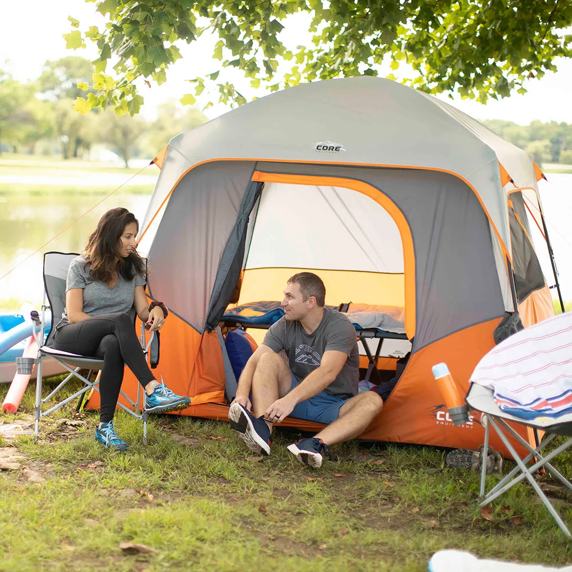 4 Person Straight Wall Cabin Tent 8' x 7'