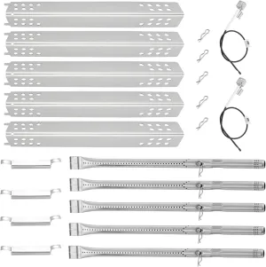 463347519 463243518 Grill Replacement Parts for Charbroil Grill 463243519 463373019 463275517 463274619 463244819 463274919 G470-0004-W1A Heat Tent G470-5200-W1 5 Burner G432-8S01-W1 Electrode Igniter