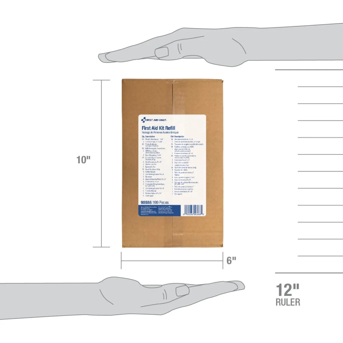 50 Person First Aid ANSI B, Refill