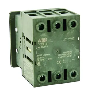 ABB OT63FT3 Non-Fused Disconnect, 60 Amp, 3-Pole