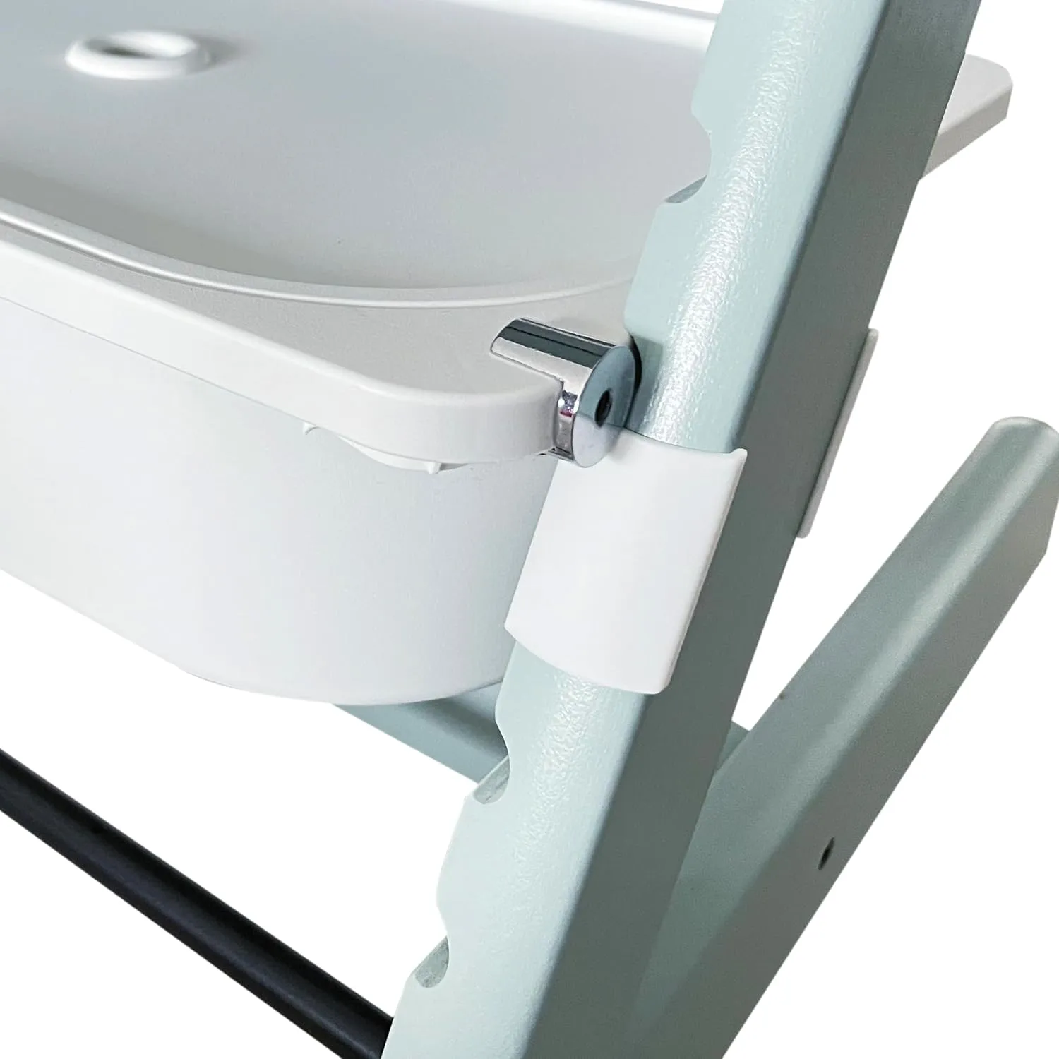 Adapter for Stokke Tripp Trapp HighChair and IKEA Trofast Tray or Mesh Basket, Come with Stoppers
