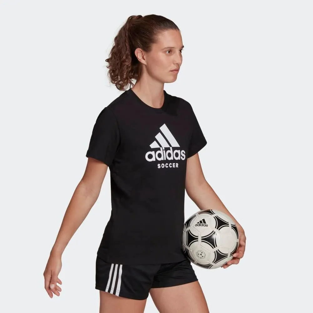 adidas Women's Soccer Logo Tee
