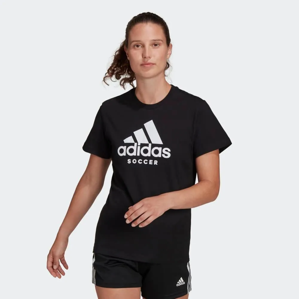 adidas Women's Soccer Logo Tee
