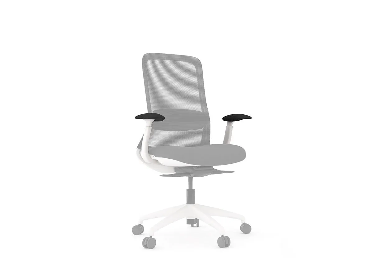 Adjustable Arms for Flow Chair - Black
