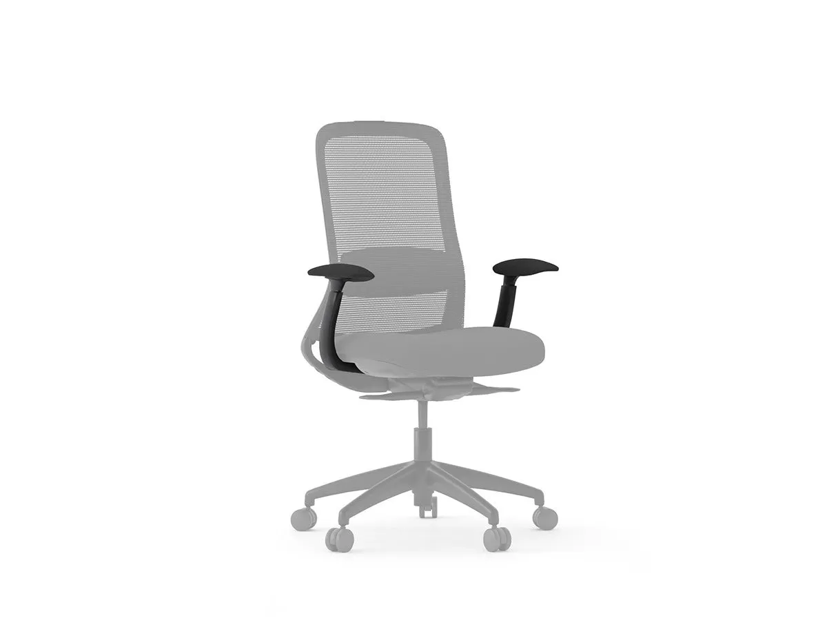 Adjustable Arms for Flow Chair - Black