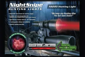 Adjustable Beam Hunting Light Kit NS220 RED