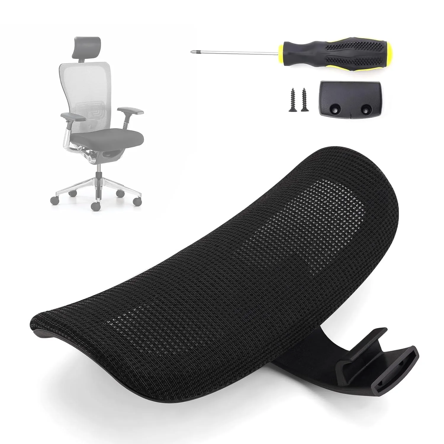 Adjustable Headrest for Haworth Zody Chair – Ergonomic Neck Support & Comfort Attachment,Office Chair Headrest