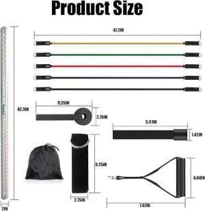 Adjustable Resistance Band Wall Anchor Resistance Bands Anchor Exercise Equipment with Rails, Cars and 10-150LBS Exercise Bands Set
