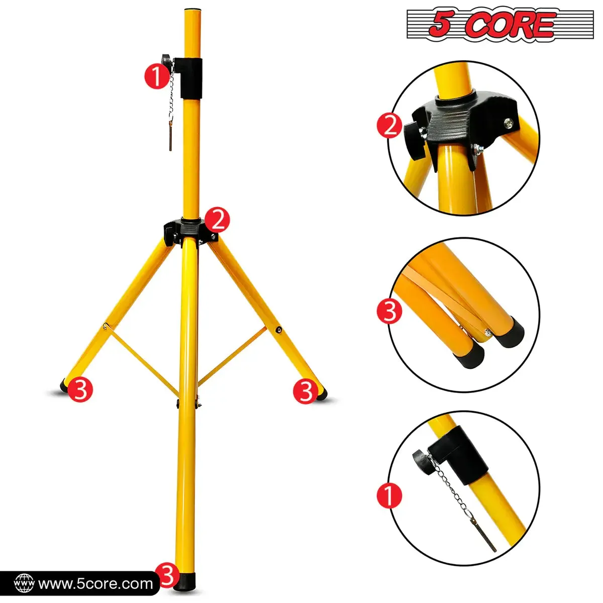 Adjustable Speaker Stand Tripod Floor