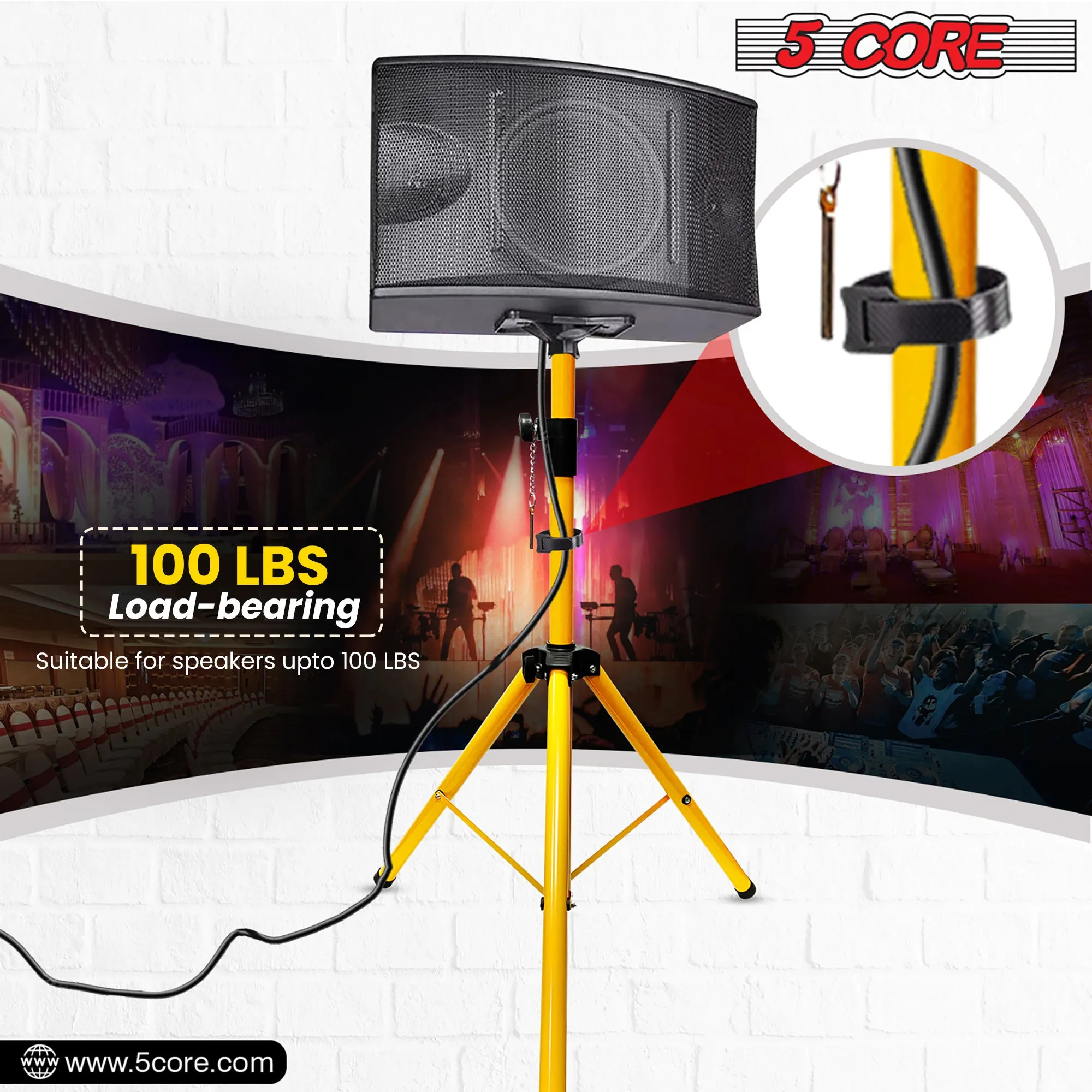 Adjustable Speaker Stand Tripod Floor