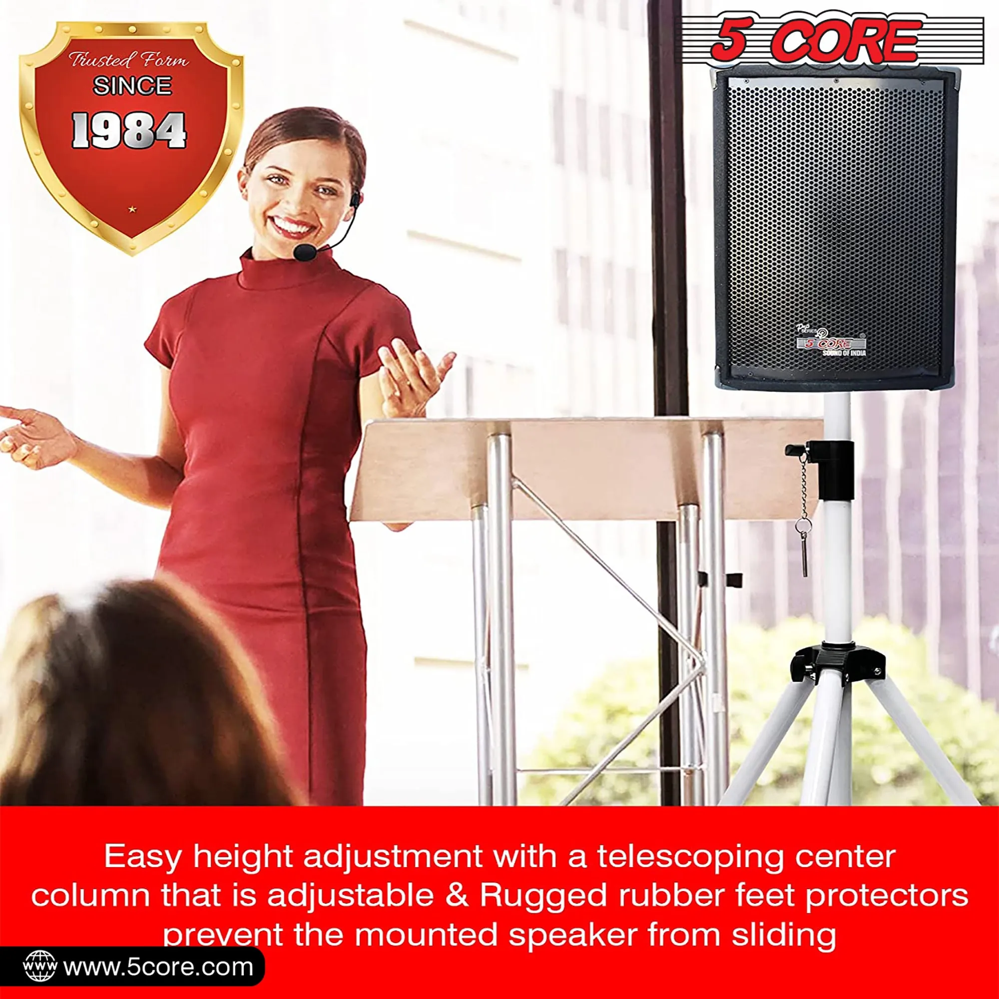 Adjustable Speaker Stand Tripod Floor
