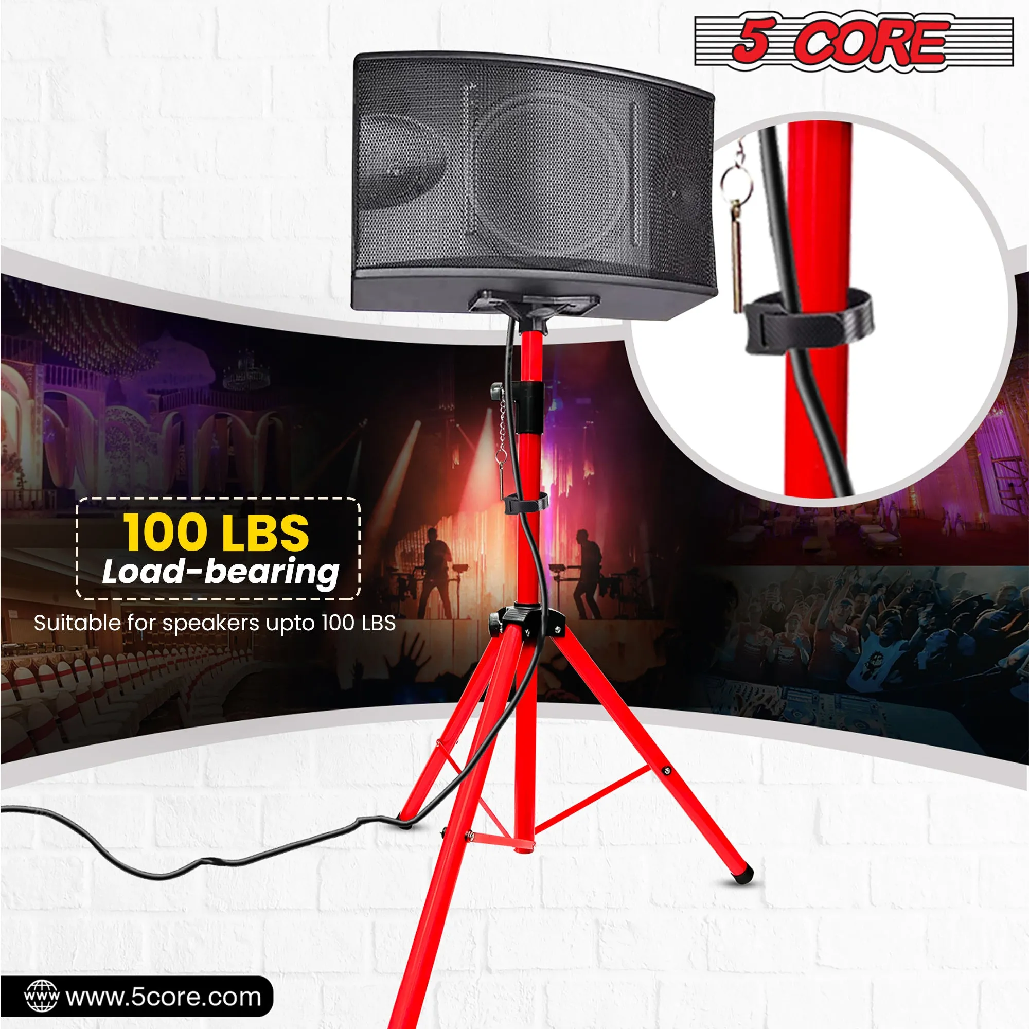 Adjustable Speaker Stand Tripod Floor