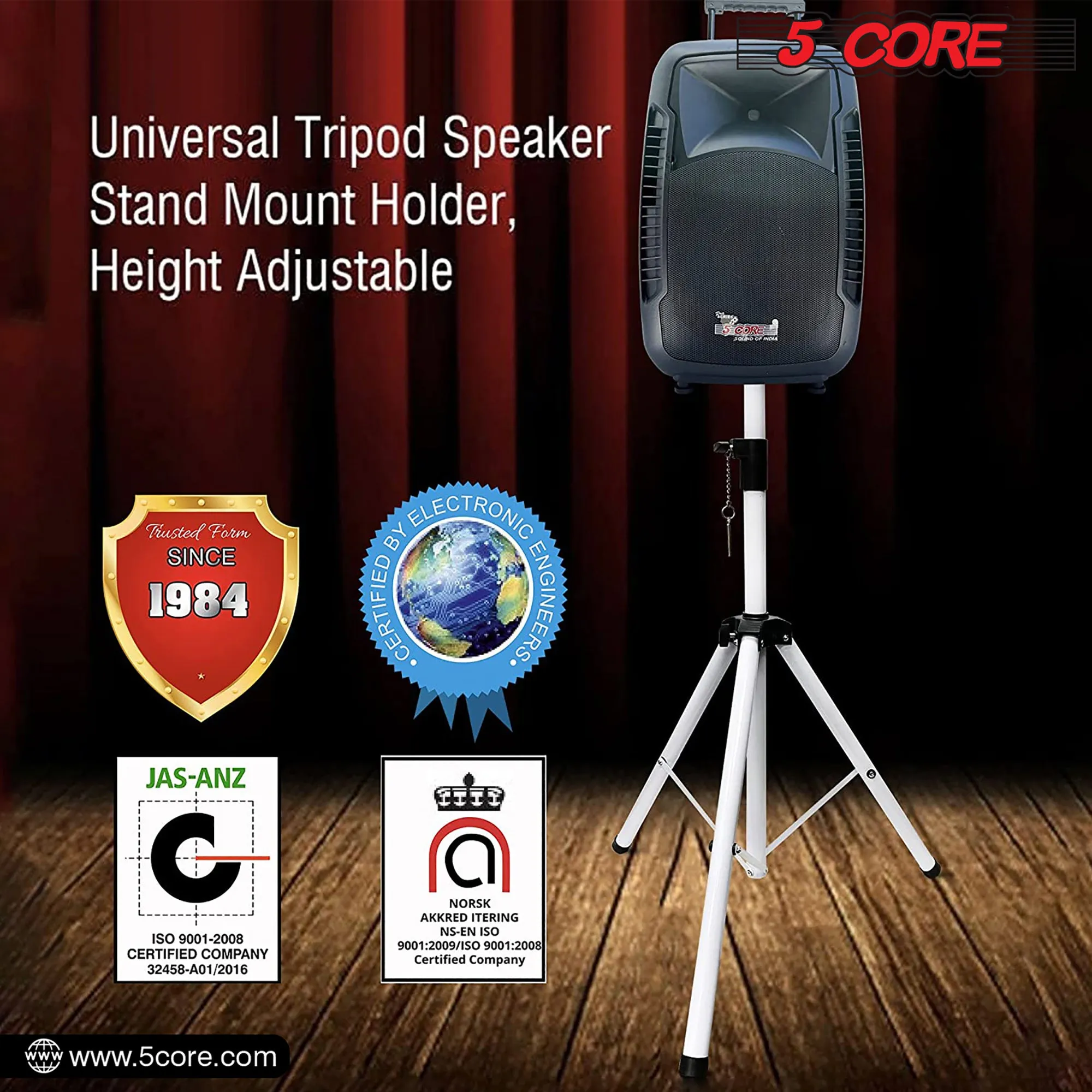 Adjustable Speaker Stand Tripod Floor