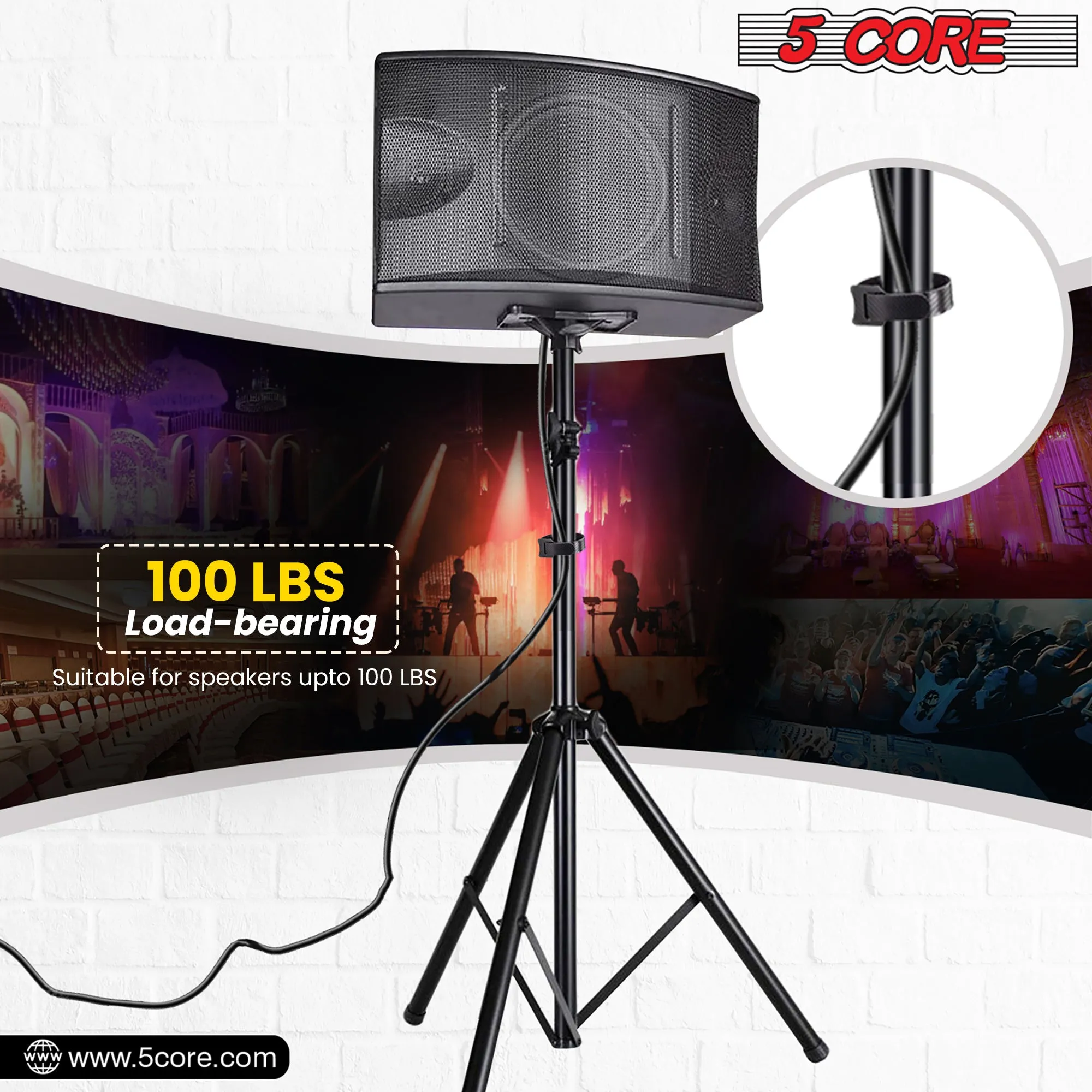 Adjustable Speaker Stand Tripod Floor