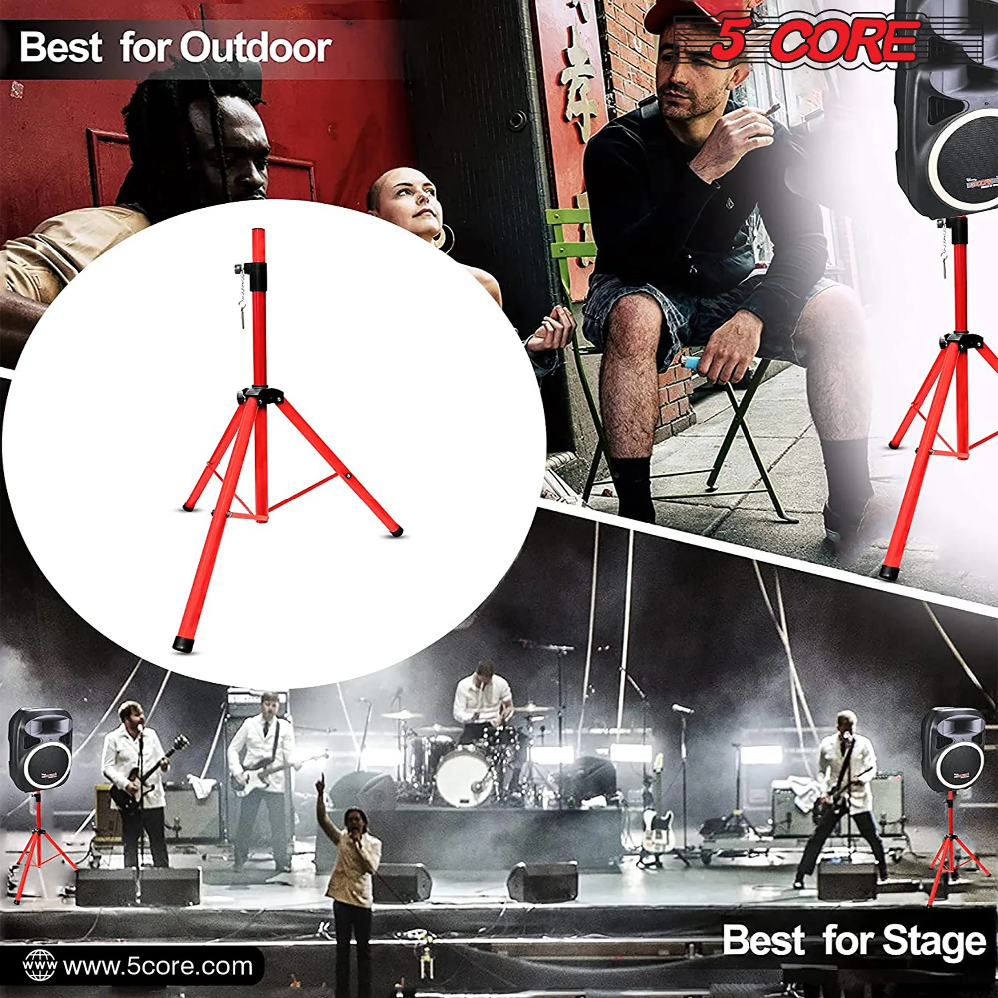 Adjustable Speaker Stand Tripod Floor