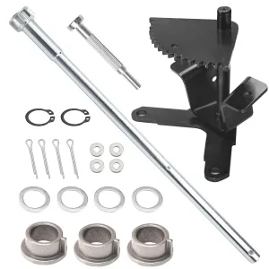 AM122732 Steering Sector Gear - with 4 x 3/4 Bearings, Compatible with John-Deere 133 155 160 166 170 180 190 LTR, AM131615 Steering Shaft Kit for AM131615 M41361 LT133 LT150 LT155 Riding Mower
