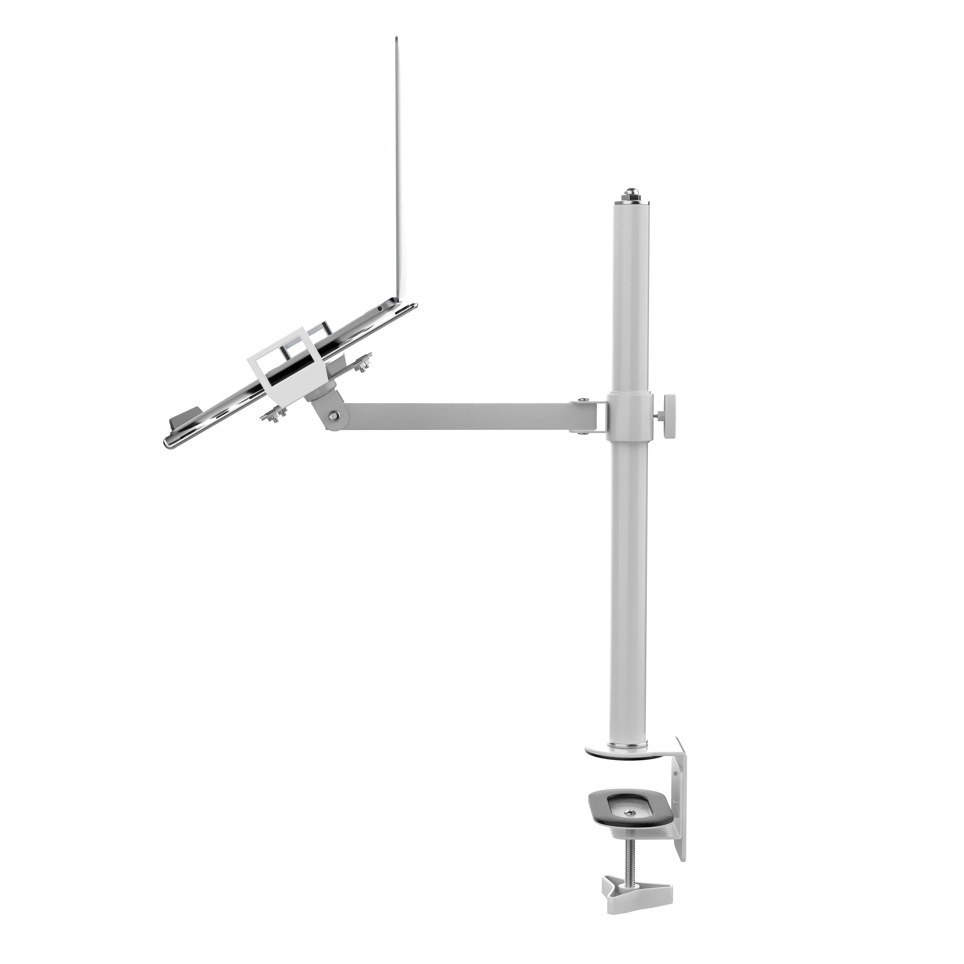 Articulating Laptop Plate and Pole Clamp Mount