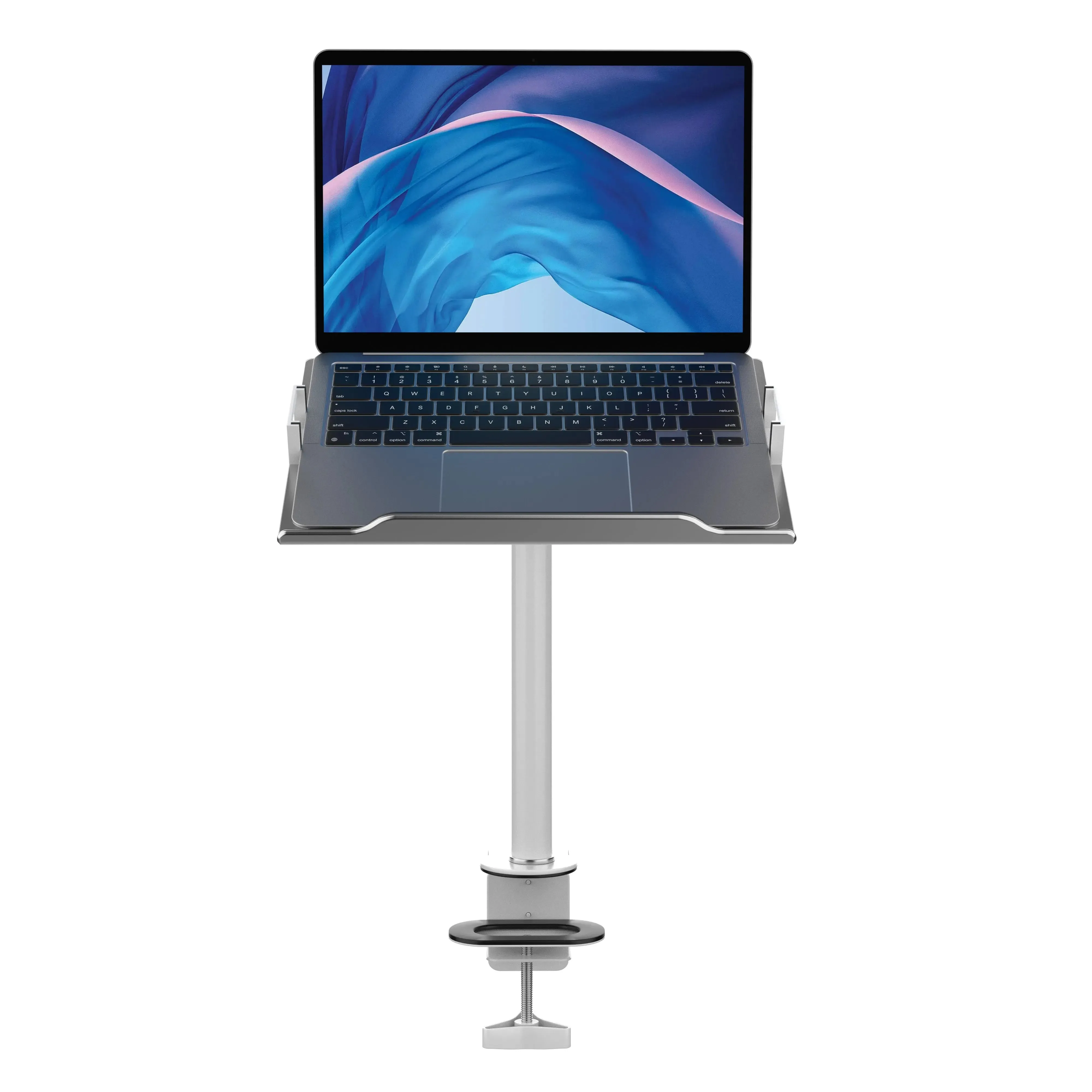 Articulating Laptop Plate and Pole Clamp Mount