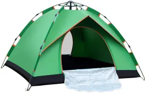 Automatic Hydraulic Opening Tent, Rainproof and Sunproof Tent for 3-4 Persons, Family Camping Tent for Outdoor Camping-210 * 200 * 140Cm,Green