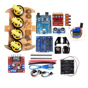 Avoidance Tracking Motor Smart Robot Car Chassis Kit Speed Encoder Box 4WD Module