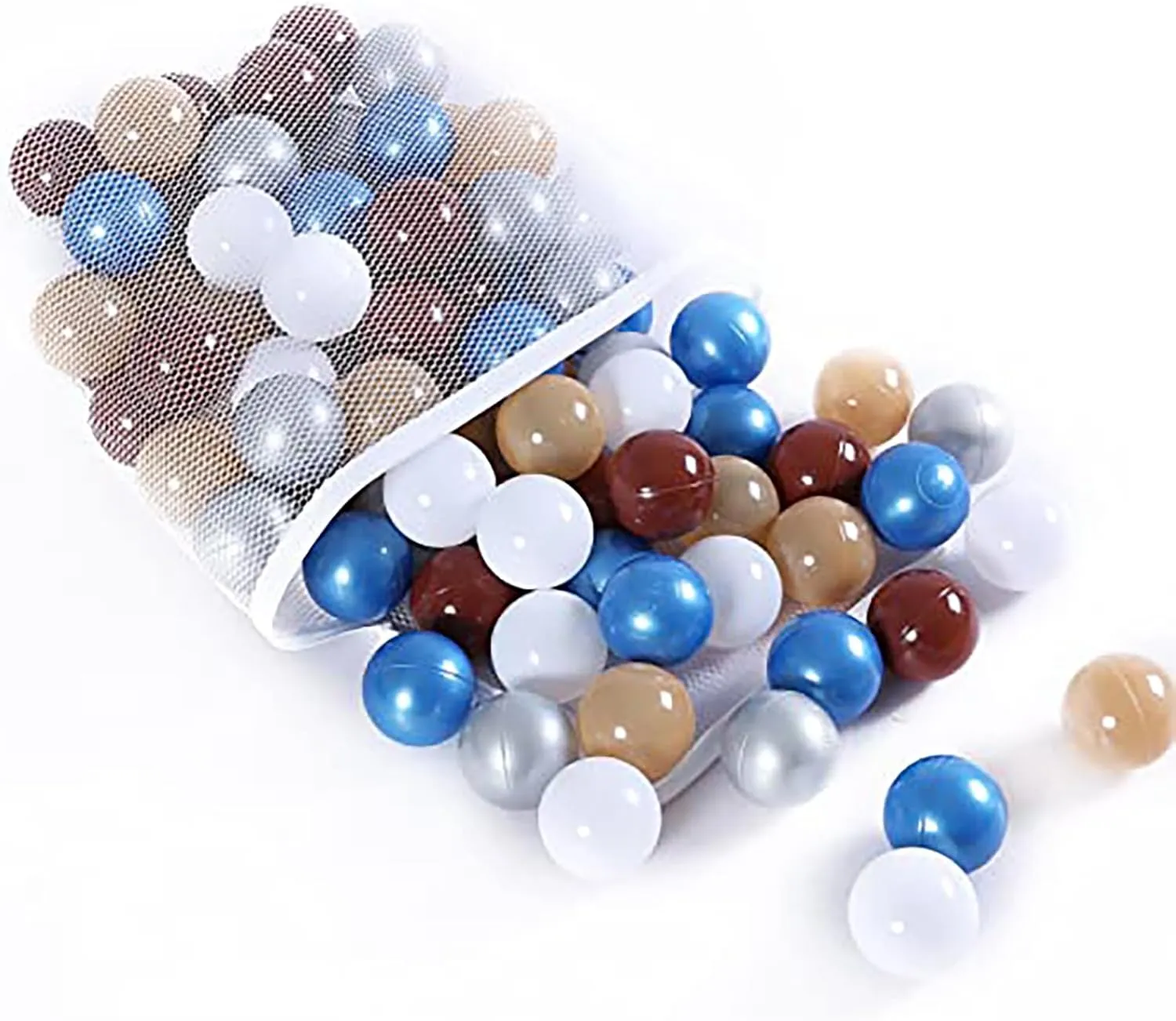 Ball Pit Balls Plastic Balls for Ball Pit Phathalate Free BPA Free Plastic Balls 100pcs 2.2" Set for Toddlers for Play Tent Tunnel