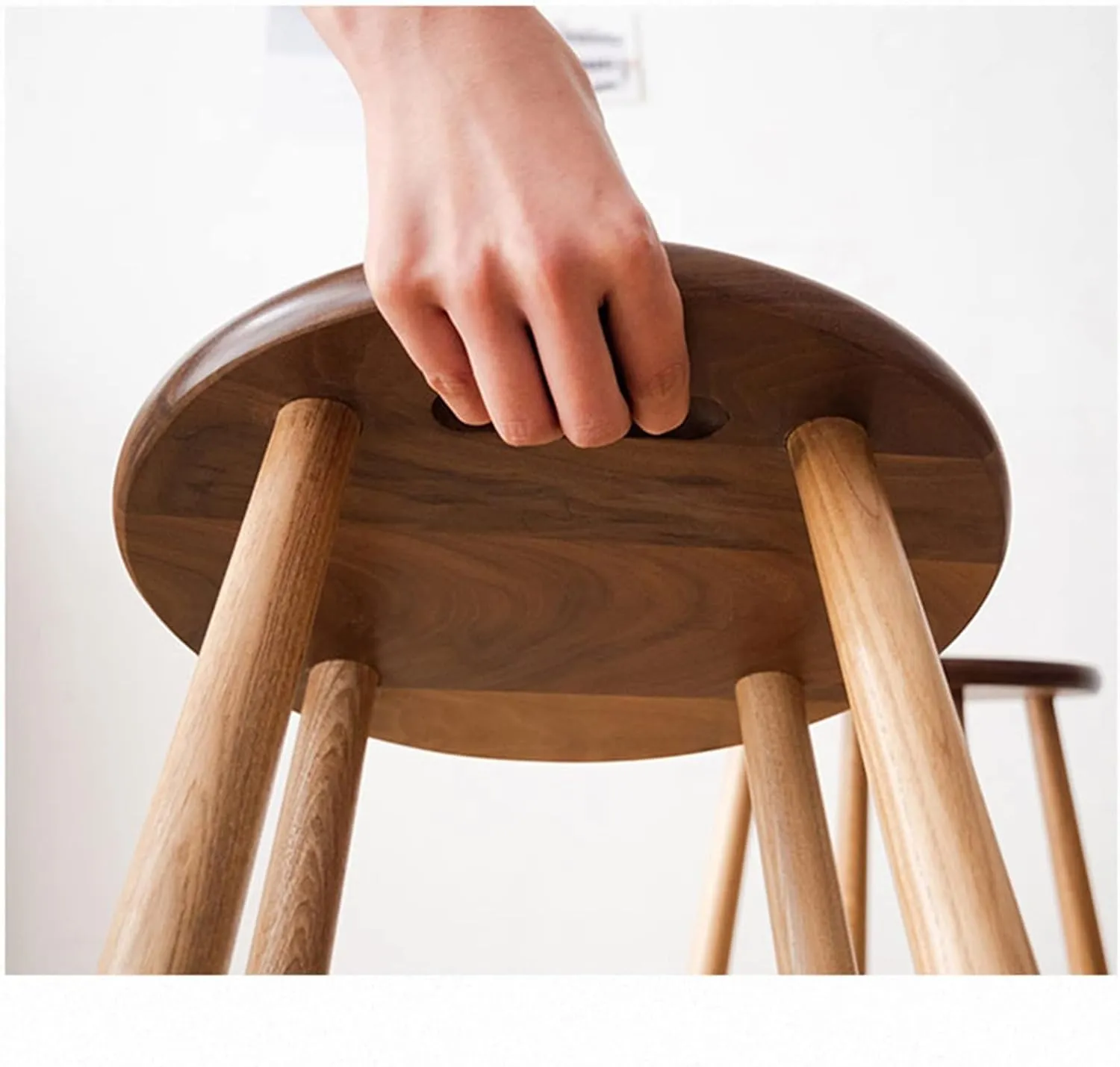 Bar Chairs Bar Stool Modern Bar Stool Home Decor Bar Front Desk Chair Stool Home Restaurant Kitchen Cafe Round Bar Stool Bar Stools with Back(C)