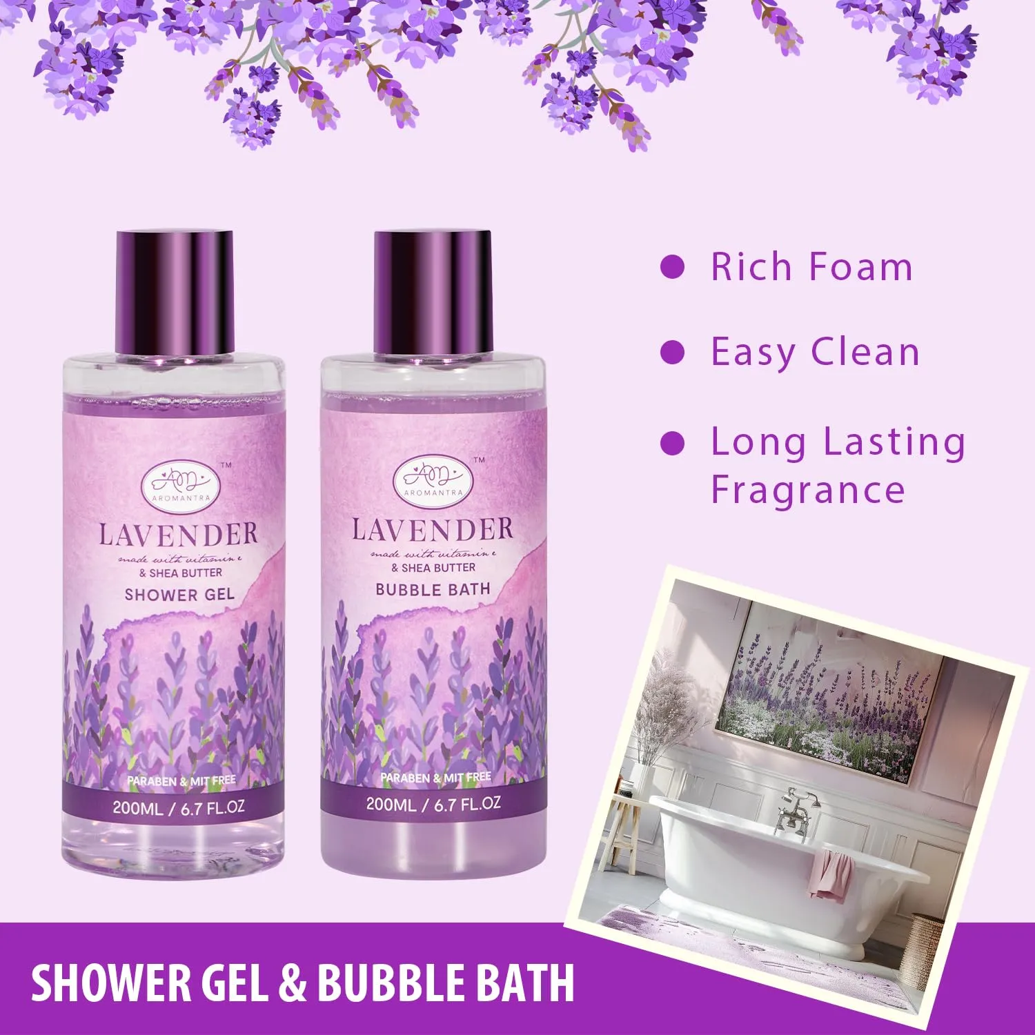 Bath Gift Set Self Care Gifts Set，Relaxing Spa Gift Baskets for Women 11 Pcs Lavender Gifts for Friends, Her, Bestie, Mom, Wife Christmas Gifts, Employee Teacher Nurse Appreciation Gifts