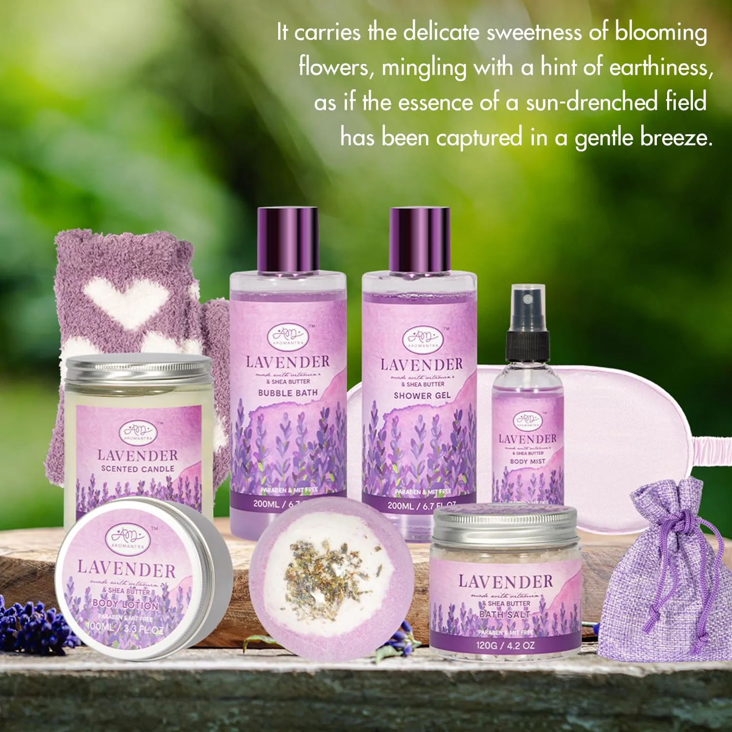 Bath Gift Set Self Care Gifts Set，Relaxing Spa Gift Baskets for Women 11 Pcs Lavender Gifts for Friends, Her, Bestie, Mom, Wife Christmas Gifts, Employee Teacher Nurse Appreciation Gifts